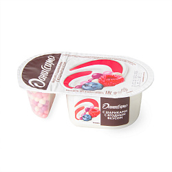 БЗМЖ ЙОГУРТ ДАНИССИМО ФАНТАЗИЯ 6,9% ЯГОДНЫЕ ШАРИКИ 105ГР