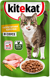 КОРМ КИТЕКЭТ КУРИЦА В СОУСЕ ПАУЧ 85ГР