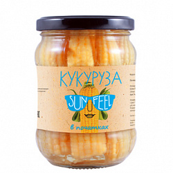 КУКУРУЗА В ПОЧАТКАХ САНФИЛ 370ГР СТ/Б