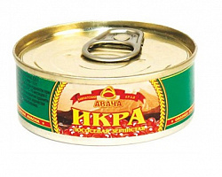 ИКРА ЛОСОСЕВАЯ АВАЧА 95ГР Ж/Б 1 СОРТ