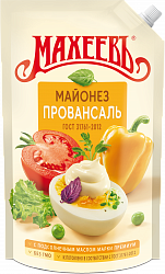 МАЙОНЕЗ МАХЕЕВ ПРОВАНСАЛЬ КЛАСCИЧ П/П 400МЛ