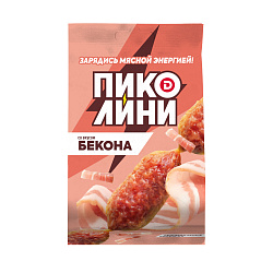 КОЛБАСКИ ДЫМОВ ПИКОЛИНИ СО ВКУСОМ БЕКОНА С/К 50ГР