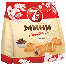 КРУАССАНЫ СЕВЕН ДЕЙС МИНИ КАКАО 265ГР