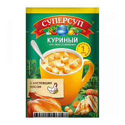 СУП-ПЮРЕ СУПЕРСЫТ МОМ КУРИНЫЙ/СУХАР17Г