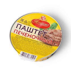 ПАШТЕТ ПЕЧЕНОЧНЫЙ АТЯШЕВО 95ГР