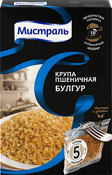 КРУПА БУЛГУР МИСТРАЛЬ 5*80Г