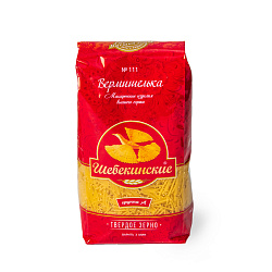 МАКАРОНЫ ШЕБЕКИНСКИЕ №111 ВЕРМИШЕЛЬКА ЛЕГКАЯ 450ГР