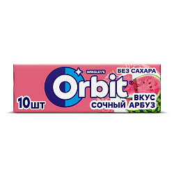 Ж/Р ОРБИТ СОЧНЫЙ АРБУЗ 13,6ГР Ж/Р ОРБИТ СОЧНЫЙ АРБУЗ 13,6ГР