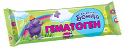 ГЕМАТОГЕН БЕГЕМОТИК БОНДИ 40ГР