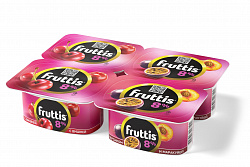 БЗМЖ ЙОГУРТ ФРУТТИС СУПЕРЭКСТРА ВИШН/ПЕРС/МАРАК  8% 115ГР