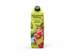 НЕКТАР ВОЛЖСКИЙ ПОСАД ЯБЛОКО/ВИНОГРАД 1Л