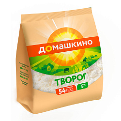 БЗМЖ ТВОРОГ СЕЛО ДОМАШКИНО 5% 340ГР СТАБИЛОБЭГ