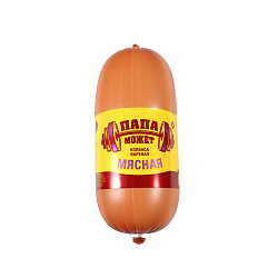 КОЛБАСА ВАРЕНАЯ МЯСНАЯ ПАПА МОЖЕТ /ВЕС