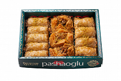 ПАХЛАВА PASHAOGLU С ГРЕЦКИМ ОРЕХОМ АССОРТИ 500ГР