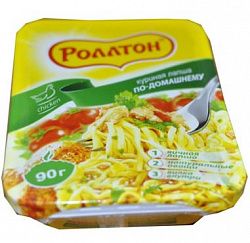 ЛАПША РОЛЛТОН КУРИЦА ПО-ДОМАШНЕМУ 90ГР