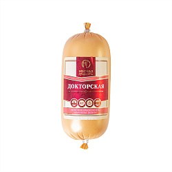 КОЛБАСА ВАРЕНАЯ ДОКТОРСКАЯ ГОСТ МЯСНАЯ ГРАМОТА 400ГР