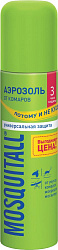 АЭРОЗОЛЬ ОТ КОМАРОВ УНИВЕРСАЛЬНАЯ ЗАЩИТА MOSQUITALL 150МЛ