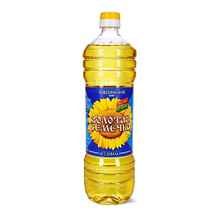 МАСЛО ПОДСОЛНЕЧНОЕ НЕРАФ ЗОЛОТАЯ СЕМЕЧКА ГОСТ В/С 1Л