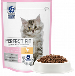 КОРМ ПЕРФЕКТ ФИТ Д/КОТЯТ С КУРИЦЕЙ 650ГР