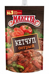 Кетчуп Махеев Острый дой-пак 300г