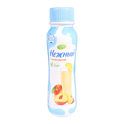 ЙОГУРТ НЕЖНЫЙ С СОКОМ ПЕРСИК 0,1% 285ГР