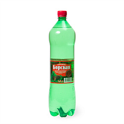 ВОДА БОРСКАЯ МИНЕРАЛЬНАЯ ПРИРОДНАЯ ГАЗ 1,5Л ПЭТ