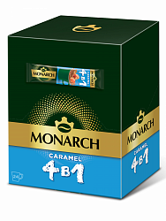 КОФЕ ЯКОБС МОНАРХ 4В1 СО ВКУСОМ КАРАМЕЛИ 13,5ГР