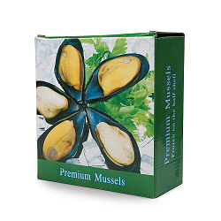 МИДИИ 1/2 СТВОРКИ РАКОВИНЫ 30/40 С/М 1КГ