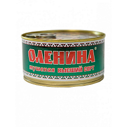 МЯСО ОЛЕНЯ ТУШЕНОЕ БАЛТИЙСКАЯ ОХОТА 325Г