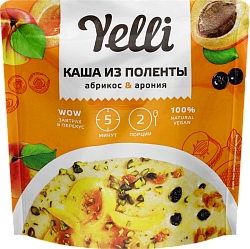 КАША ИЗ ПОЛЕНТЫ АБРИКОС/АРОНИЯ YELLI 60Г