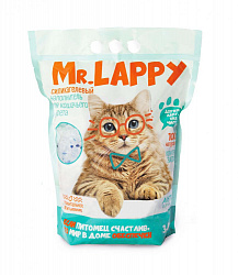 НАПОЛНИТЕЛЬ Д/КОШАЧЬЕГО ТУАЛЕТА СИЛИКАГЕЛЕВЫЙ MR LAPPY 3,8Л НАПОЛНИТЕЛЬ Д/КОШАЧЬЕГО ТУАЛЕТА СИЛИКАГЕЛЕВЫЙ MR LAPPY 3,8Л