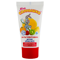 ЗУБНАЯ ПАСТА ДЕТСКАЯ МОЕ СОЛНЫШКО МУЛЬТИВИТАМИН 65ГР. ЗУБНАЯ ПАСТА ДЕТСКАЯ МОЕ СОЛНЫШКО МУЛЬТИВИТАМИН 65ГР.