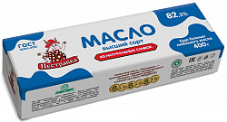 БЗМЖ МАСЛО ПЕСТРАВКА СЛИВОЧНОЕ ТРАДИЦИОННОЕ 82,5% 400ГР