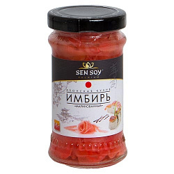 ИМБИРЬ СЕН СОЙ ПРЕМИУМ МАРИНОВАННЫЙ 145ГР СТ/Б ИМБИРЬ СЕН СОЙ ПРЕМИУМ МАРИНОВАННЫЙ 145ГР СТ/Б