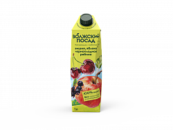 НЕКТАР ВОЛЖСКИЙ ПОСАД ЯБЛОКО/ВИШНЯ/ЧЕРН РЯБИНА 1Л