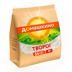 БЗМЖ ТВОРОГ СЕЛО ДОМАШКИНО 9% 340ГР СТАБИЛОБЭГ