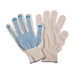 ПЕРЧАТКИ С ПВХ-ПОКРЫТИЕМ (4 НИТИ) БЕЛЫЕ 10КЛАСС (ПАРА) 90% ХЛОПОК, 10% П/Э, ПЛОТ.116,7 ПЕРЧАТКИ С ПВХ-ПОКРЫТИЕМ (4 НИТИ) БЕЛЫЕ 10КЛАСС (ПАРА) 90% ХЛОПОК, 10% П/Э, ПЛОТ.116,7