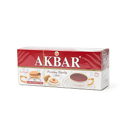 ЧАЙ АКБАР ЛИМИТЕД ЭДИШН КРАСНО-БЕЛЫЙ 25 ПАК
