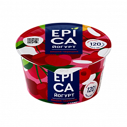 БЗМЖ ЙОГУРТ ЭПИКА 4,8% ВИШНЯ/ЧЕРЕШНЯ 130ГР