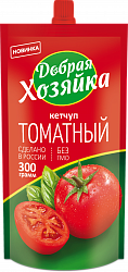 КЕТЧУП ДОБРАЯ ХОЗЯЙКА ТОМАТНЫЙ 300 ГР