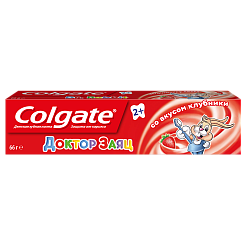 ЗУБНАЯ ПАСТА COLGATE ДОКТОР ЗАЯЦ КЛУБНИКА 50МЛ.