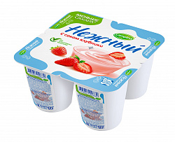 БЗМЖ ЙОГУРТ НЕЖНЫЙ С СОКОМ КЛУБНИКА 1,2% 100ГР