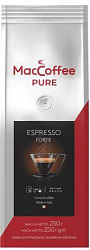 КОФЕ MACCOFFEE PURE ESPRESSO FORTE НАТУРАЛЬНЫЙ МОЛОТЫЙ ПАК 250ГР