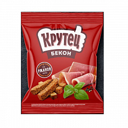 СУХАРИКИ ПШЕНИЧНО-РЖАНЫЕ БЕКОН КРУТЕЦ 80ГР