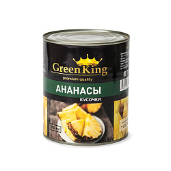 АНАНАСЫ В ЛЕГКОМ СИРОПЕ ГРИН КИНГ КУСОЧКИ 850ГР Ж/Б АНАНАСЫ В ЛЕГКОМ СИРОПЕ ГРИН КИНГ КУСОЧКИ 850ГР Ж/Б