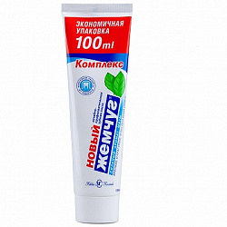 ПАСТА ЗУБ НОВЫЙ ЖЕМЧУГ СИЛЬНАЯ МЯТА 100МЛ