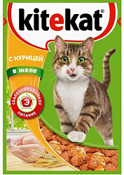 КОРМ КИТЕКЭТ КУРИЦА В ЖЕЛЕ ПАУЧ 85ГР