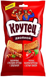 ГРЕНКИ ДВОЙНОЙ КРУТЕЦ ШАШЛЫК ТОМАТ СПАЙСИ 100ГР