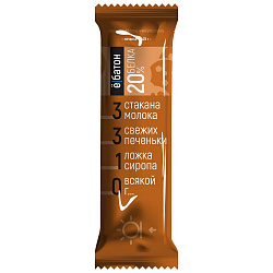 БАТОНЧИК  ПРОТЕИНОВЫЙ Ё БАТОН В ШОКОЛАДНОЙ ГЛАЗ.СО ВКУСОМ ПЕЧЕНЬЯ 50ГР