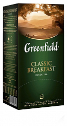ЧАЙ ГРИНФИЛД КЛАССИЧЕСКИЙ ЗАВТРАК 25П*2ГР